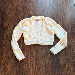 Urban Outfitters Cream Button-Up Cardigan